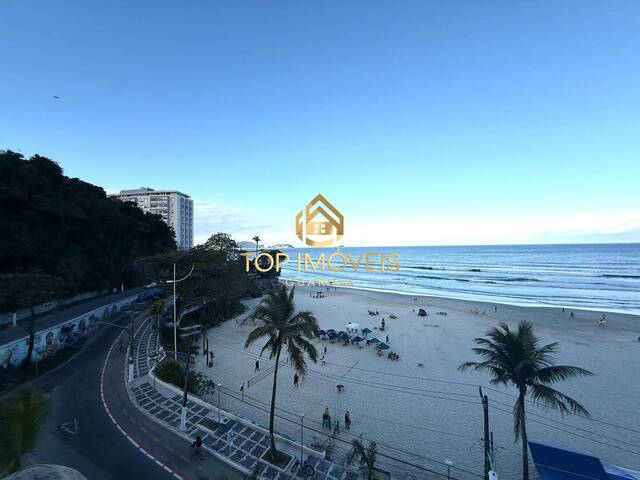 #TOP3116 - Apartamento Frente Mar para Venda em Guarujá - SP