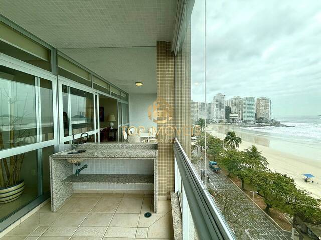#TOP3140 - Apartamento Frente Mar para Locação em Guarujá - SP