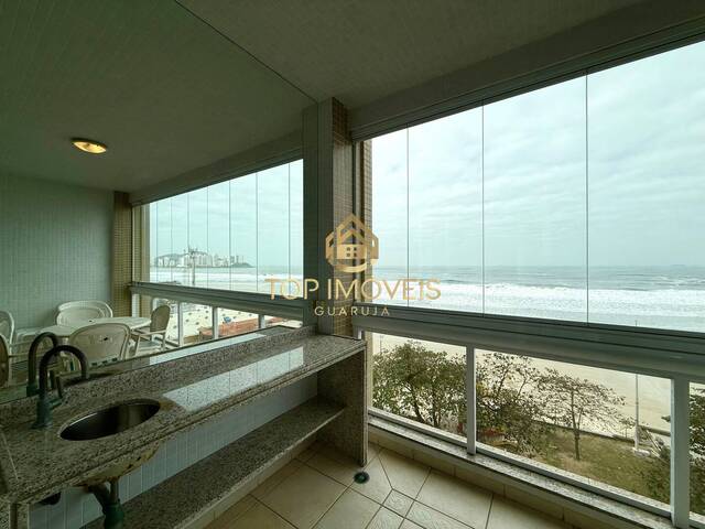 #TOP3140 - Apartamento Frente Mar para Locação em Guarujá - SP